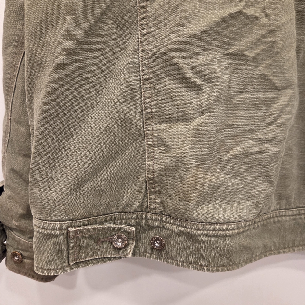 Woolrich Vintage 90s Sherpa Lined Barn Chore Jacket XL - Picture 11 of 12